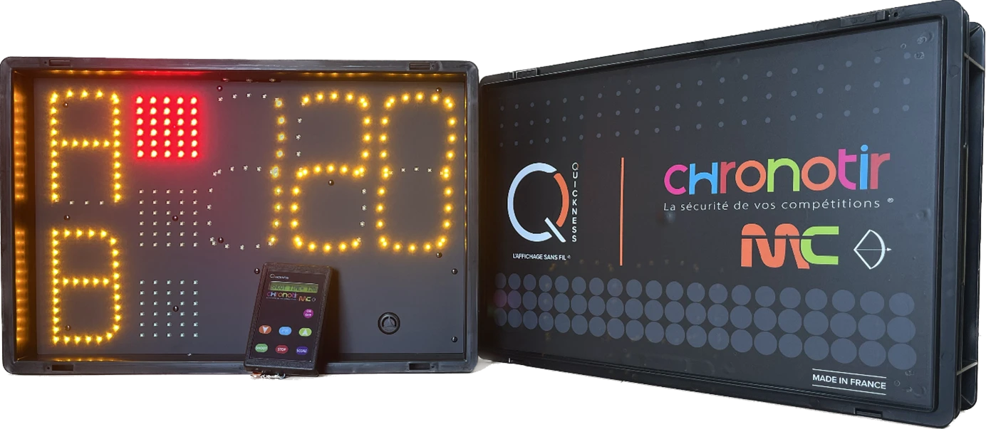 photo d'un Chronotir MC et télécommande